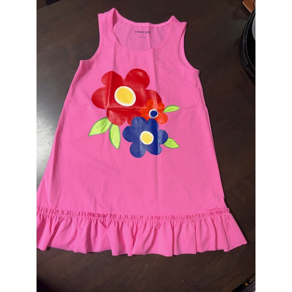 Lands End Girls Swimwear Cover-Up Size Small